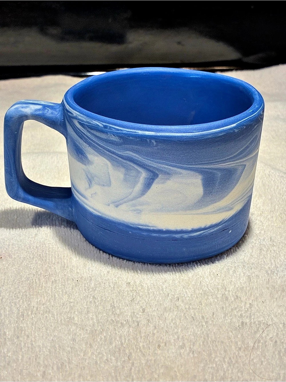 Handmade by pottery studio Haand Cloudware Porcelain Short Mug,